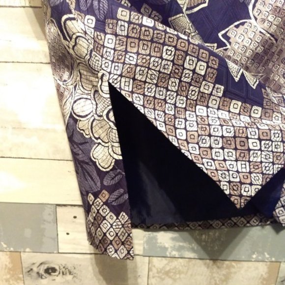 Talbots Floral Silk Cotton Blend Lined Skirt Size 6 - Picture 8 of 15